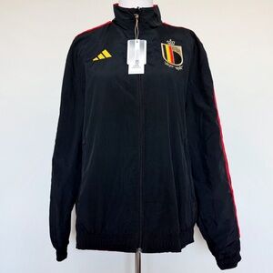 Adidas Belgium 2022 FIFA World Cup Anthem Reversible Jacket Mens Size Medium